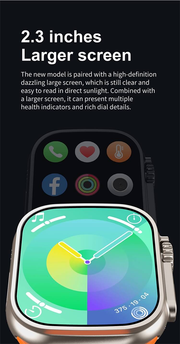 MVP-120 Smartwatch 2.3HD High-definition Large Screen Ultra Low Power Chip Artificial Intelligence Voice-Shenzhen Shengye Technology Co. Ltd