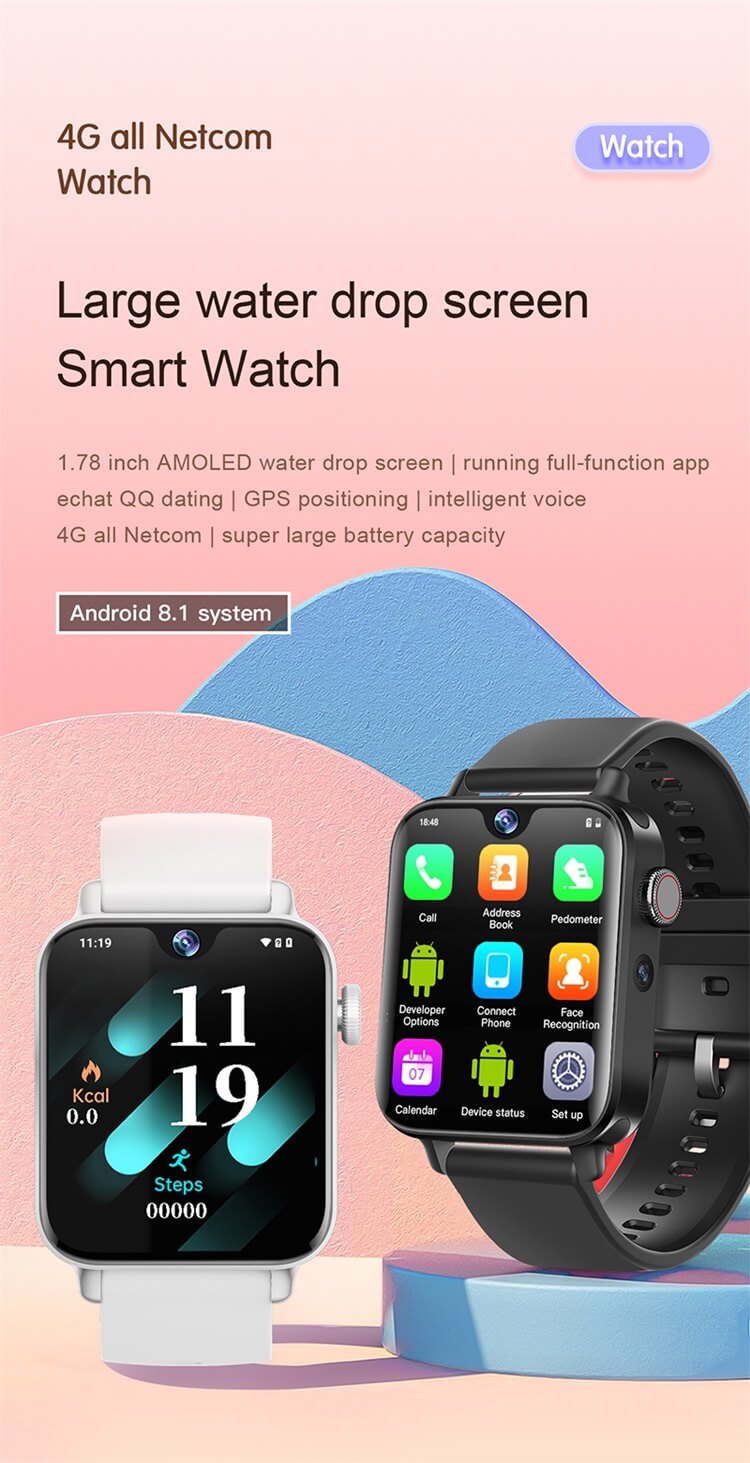 11 PRO SmartWatch 4G All Netcom 1,78-дюймовый AMOLED-экран с каплевидным экраном Часы-бумажник с камерой высокого разрешения-Shenzhen Shengye Technology Co.,Ltd