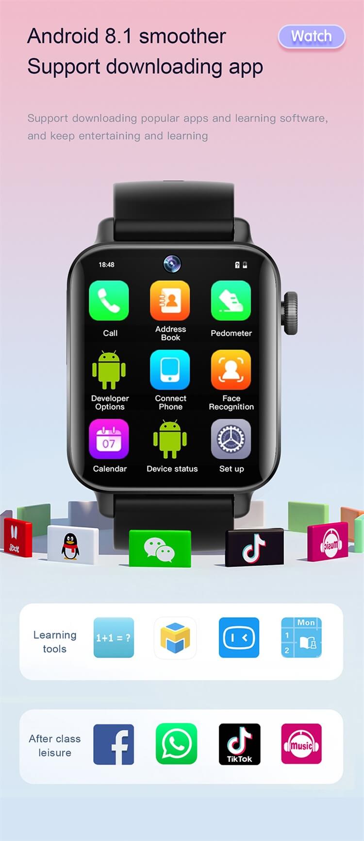 Smartwatch 11 PRO 4G All Netcom 1,78-calowy ekran AMOLED z kroplą wody Zegarek portfelowy Kamera wysokiej rozdzielczości-Shenzhen Shengye Technology Co., Ltd