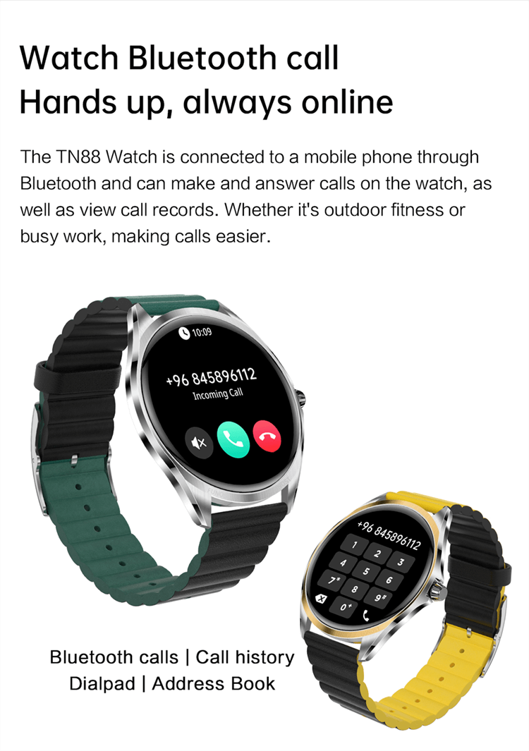 TN88 Smartwatch 1.43 İnç AMOLED Ultra Net Ekran Çift Kayışlı Moda Hafif Tasarım-Shenzhen Shengye Technology Co.,Ltd