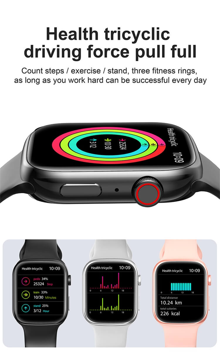 T900 Pro Max GL Smartwatch 2.3 Inches HD Large Waterproof Screen ECG Testing Healthy Monitoring-Shenzhen Shengye Technology Co. Ltd