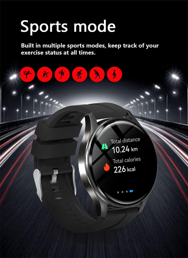 L10 Sport Smartwatch Pulsera de teléfono móvil inteligente de baja potencia Equipo de uso Soporte resistente al agua-Shenzhen Shengye Technology Co.,Ltd