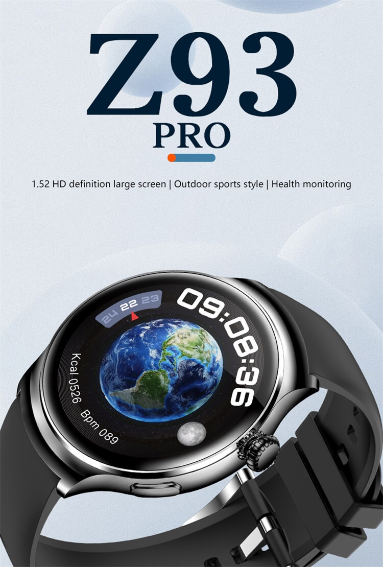 Z93 PRO Smartwatch Monitorowanie wysokiej częstotliwości Styl sportowy na świeżym powietrzu Super wytrzymałość-Shenzhen Shengye Technology Co., Ltd