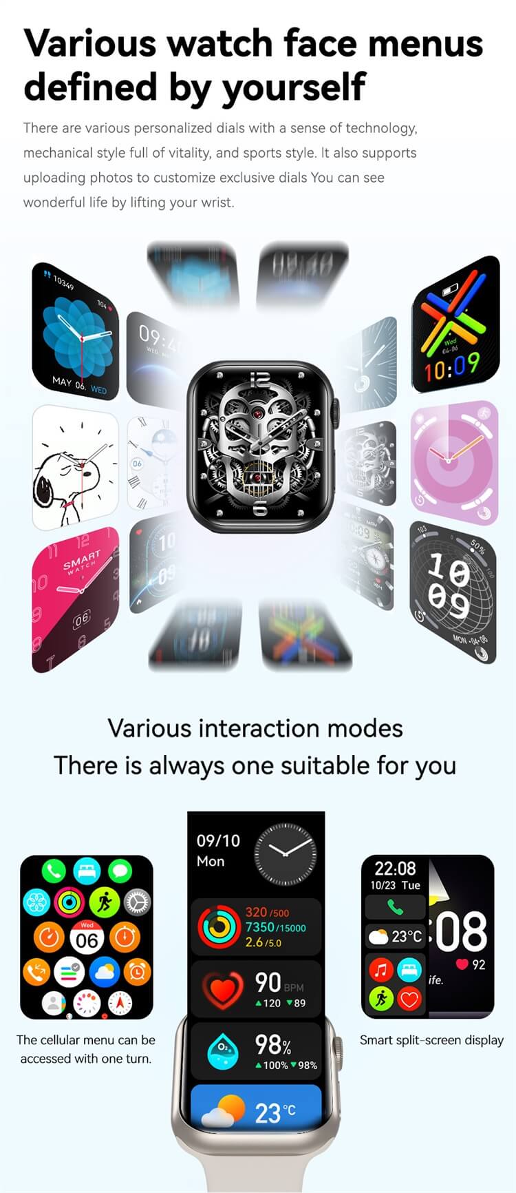 HD9 MiNi Smartwatch 1.75 Inch AMOLED Screen More Abundant Sports Modes IP68 Waterproof Level-Shenzhen Shengye Technology Co. Ltd