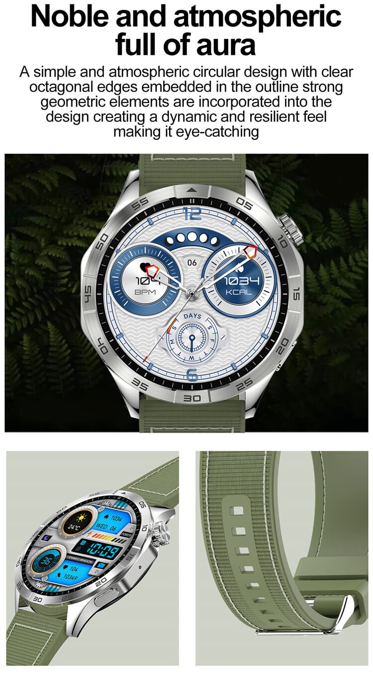 HK4 Smartwatch1.43 AMOLED High Definition Color Screen Professional Sports Guidance Long Battery Life-Shenzhen Shengye Technology Co. Ltd