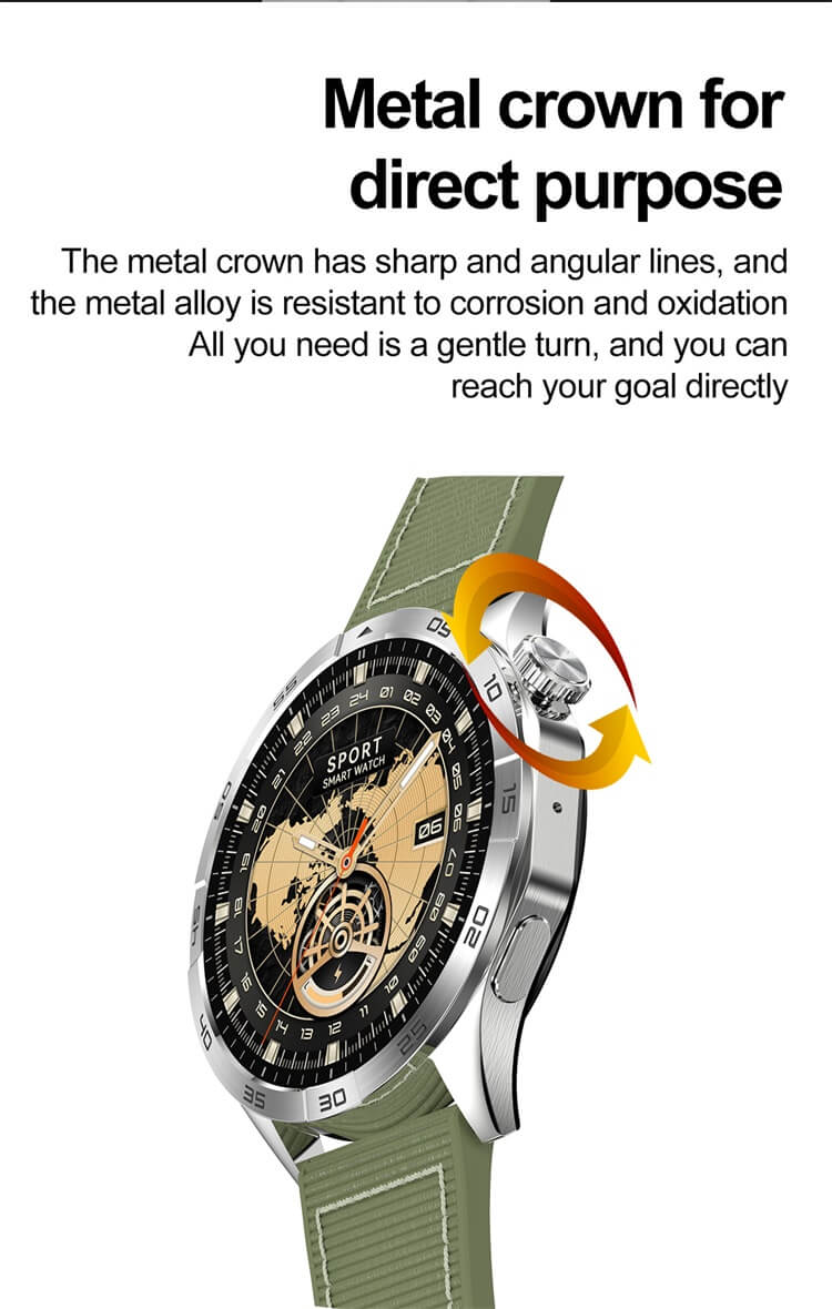 HK4 Smartwatch1.43 AMOLED High Definition Color Screen Professional Sports Guidance Long Battery Life-Shenzhen Shengye Technology Co. Ltd