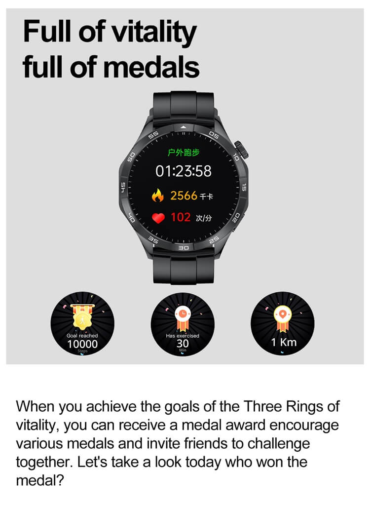 HK4 Smartwatch1.43 AMOLED High Definition Color Screen Professional Sports Guidance Long Battery Life-Shenzhen Shengye Technology Co. Ltd