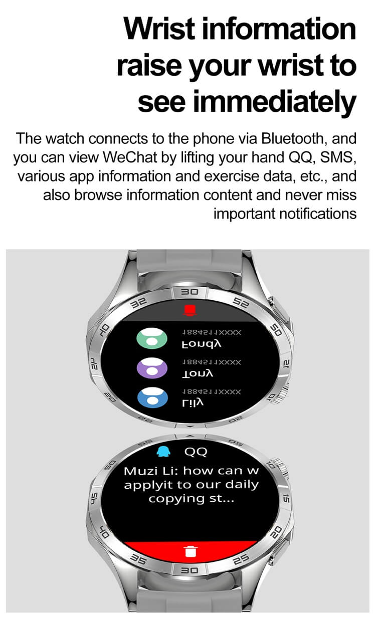 HK4 Smartwatch1.43 AMOLED High Definition Color Screen Professional Sports Guidance Long Battery Life-Shenzhen Shengye Technology Co. Ltd