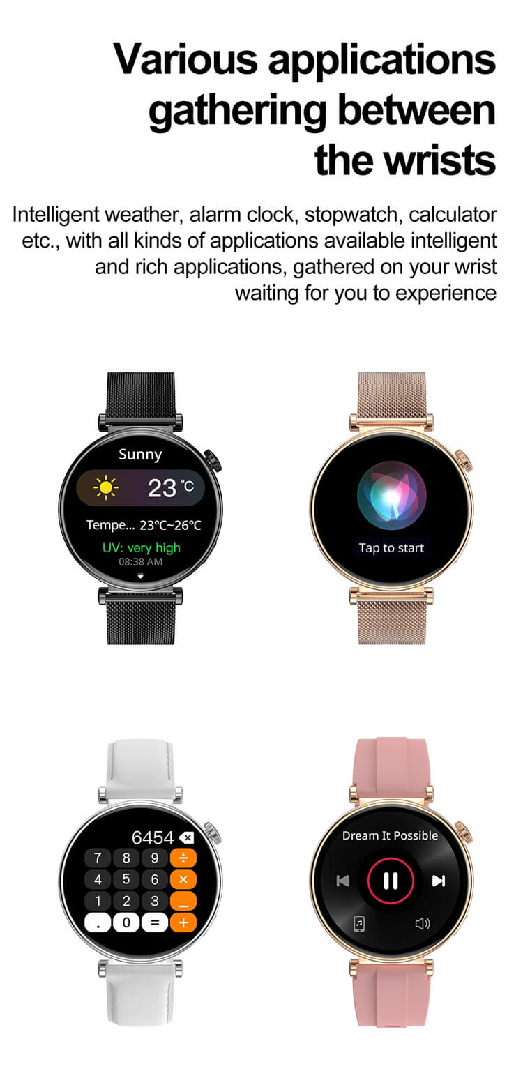 HK41 Smartwatch 1.32 İnç AMOLED Ekran IP68 Su Geçirmez Akıllı Moda Ve Atmosfer Kadın Saati-Shenzhen Shengye Technology Co.,Ltd