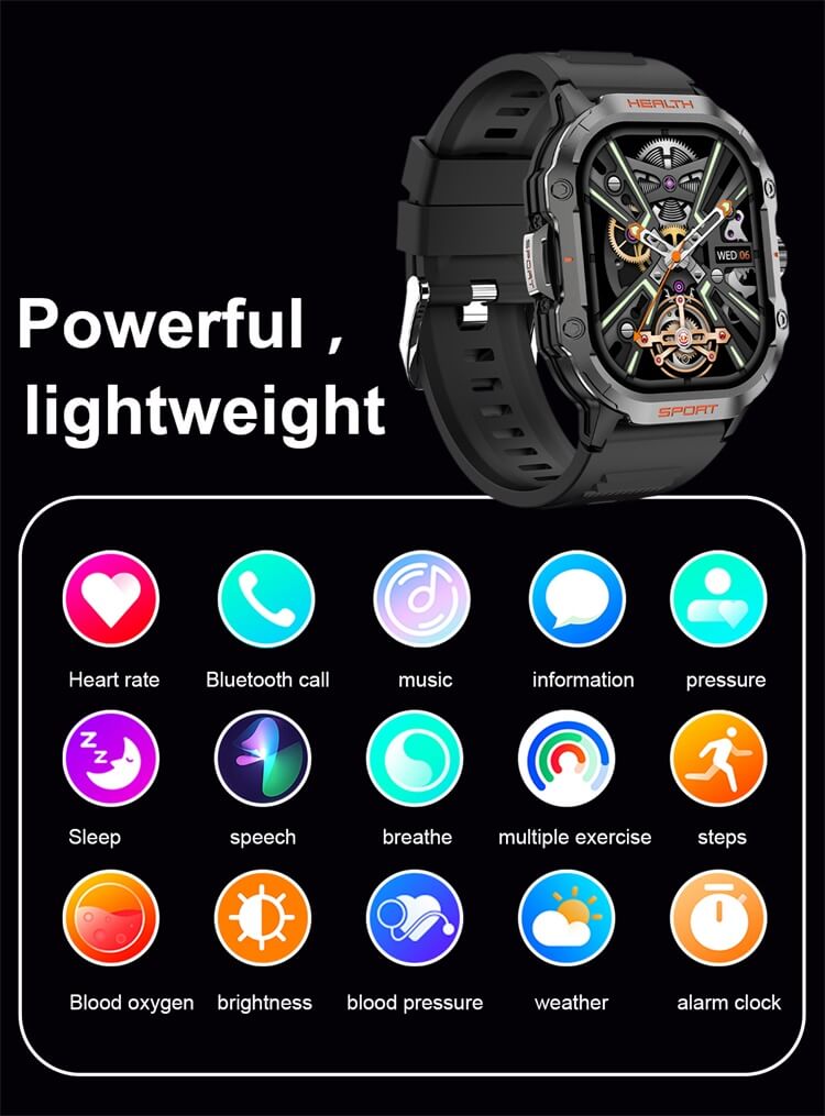 HK24 Smartwatch 2.01 İnç AMOLED Büyük Ekran Açık Hava Spor Saat Süper Hafif Aşınma-Shenzhen Shengye Technology Co.,Ltd