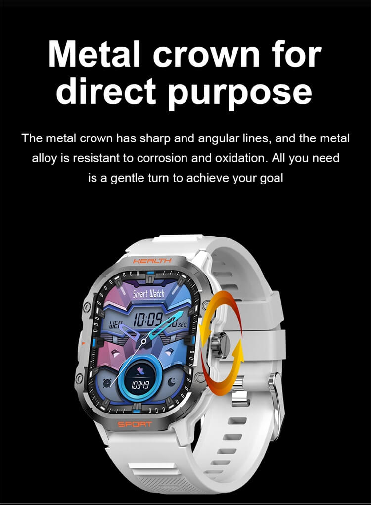 Reloj inteligente HK24 de 2,01 pulgadas AMOLED con pantalla grande para deportes al aire libre, uso súper ligero-Shenzhen Shengye Technology Co.,Ltd
