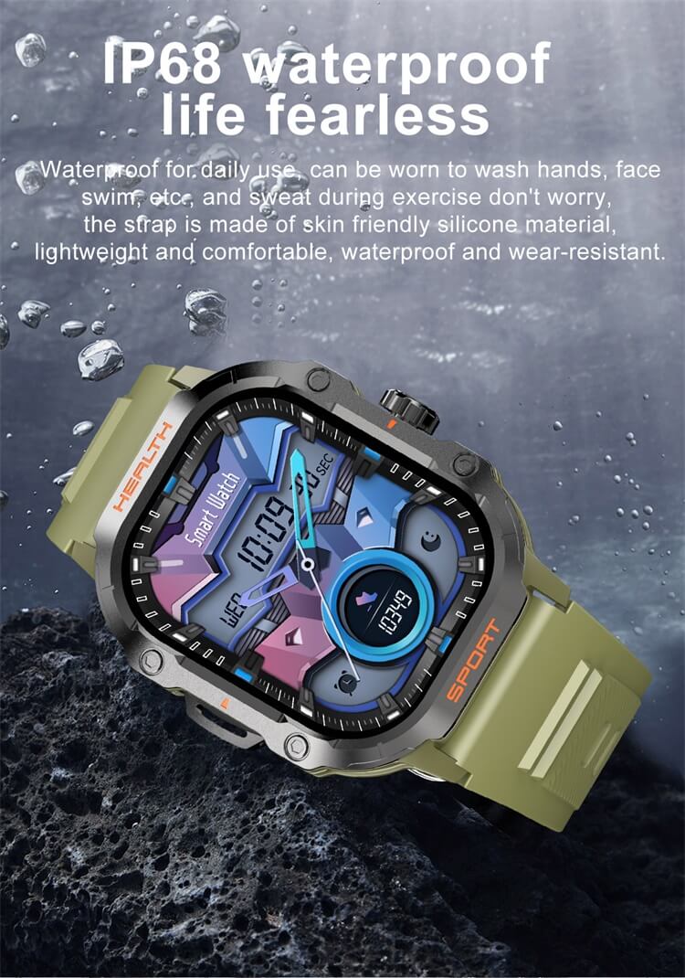 Reloj inteligente HK24 de 2,01 pulgadas AMOLED con pantalla grande para deportes al aire libre, uso súper ligero-Shenzhen Shengye Technology Co.,Ltd