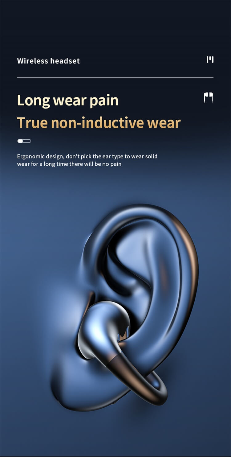 JR03 Earbuds HiFi Sound Shock Ear Type Wireless Headset Long Battery Life-Shenzhen Shengye Technology Co. Ltd