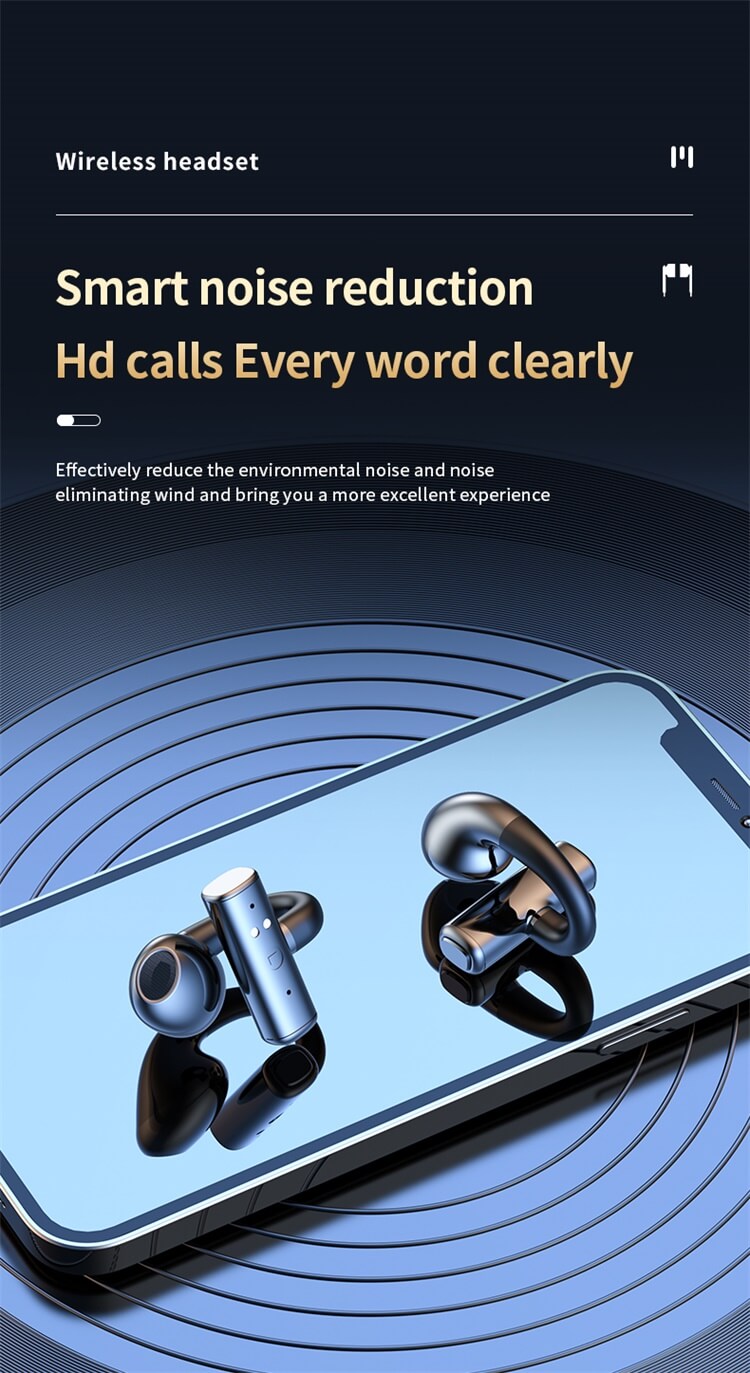 JR03 Earbuds HiFi Sound Shock Ear Type Wireless Headset Long Battery Life-Shenzhen Shengye Technology Co. Ltd