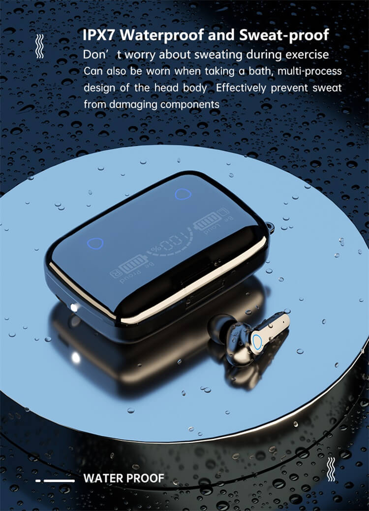 M19 Earbuds LED Digital Display Large Capacity Charging Cabin Waterproof And Sweat-proof-Shenzhen Shengye Technology Co. Ltd