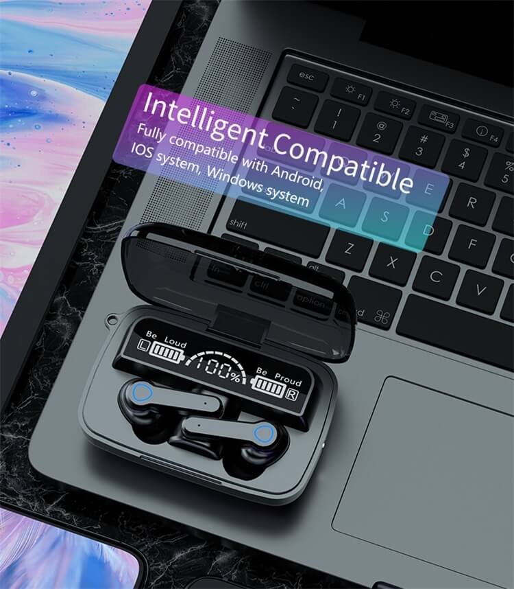 M19 Earbuds LED Digital Display Large Capacity Charging Cabin Waterproof And Sweat-proof-Shenzhen Shengye Technology Co. Ltd