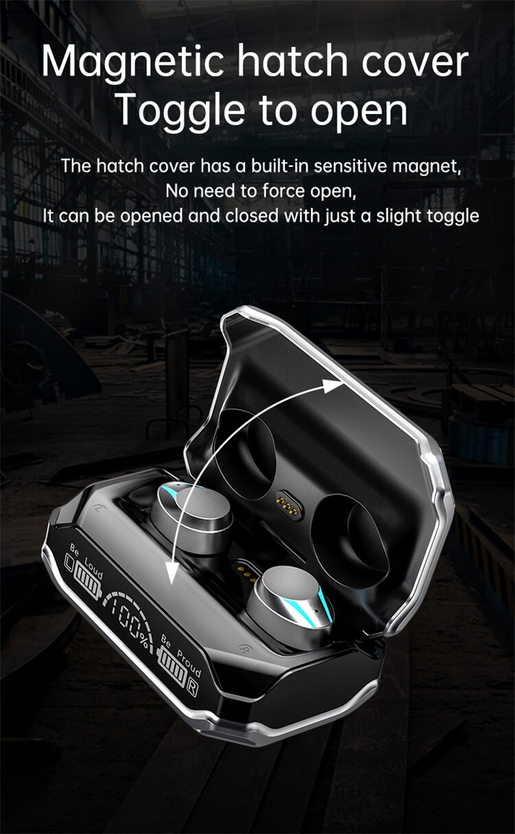 M41 Earbuds Colorful RGB Lighting Effect Strong Battery Capacity Charging Mobile Phone-Shenzhen Shengye Technology Co. Ltd