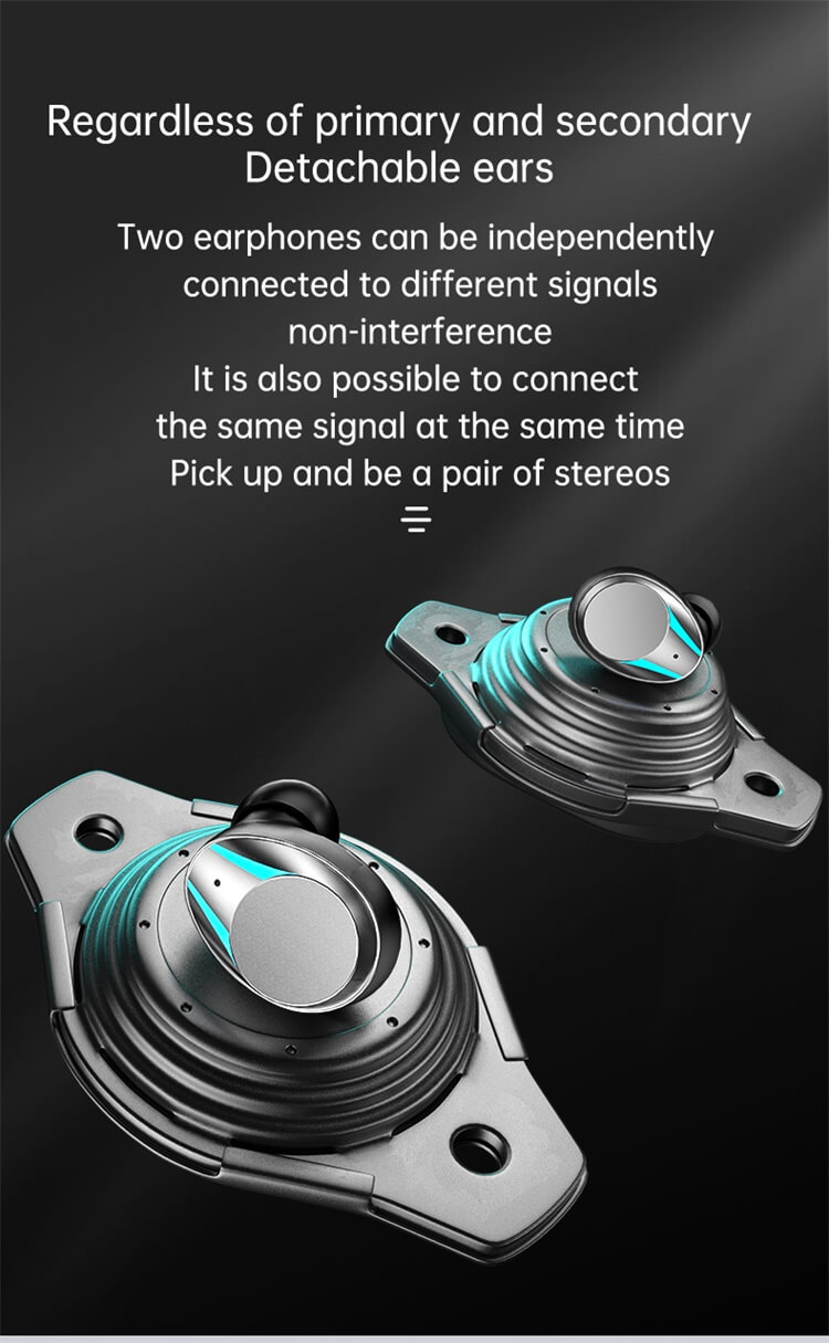 M41 Earbuds Colorful RGB Lighting Effect Strong Battery Capacity Charging Mobile Phone-Shenzhen Shengye Technology Co. Ltd