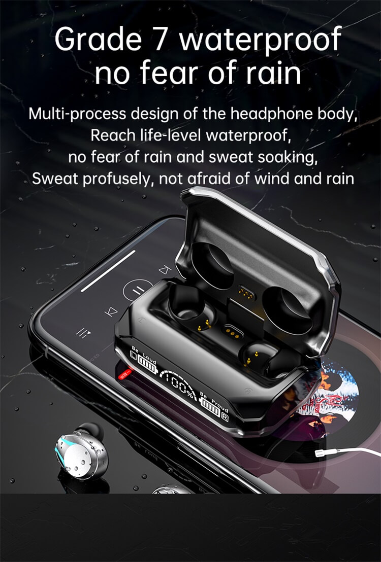 M41 Earbuds Colorful RGB Lighting Effect Strong Battery Capacity Charging Mobile Phone-Shenzhen Shengye Technology Co. Ltd