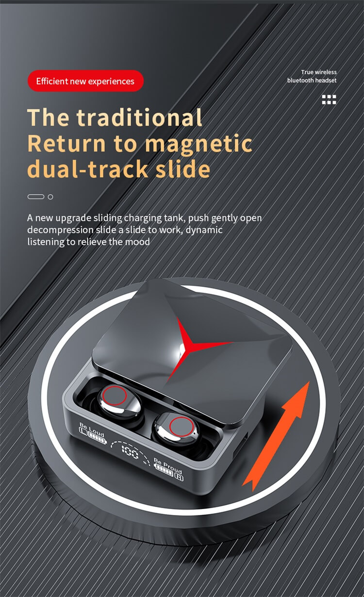 M90 Earbuds Low Latency Strong Power Reserve LED Digital Display-Shenzhen Shengye Technology Co. Ltd