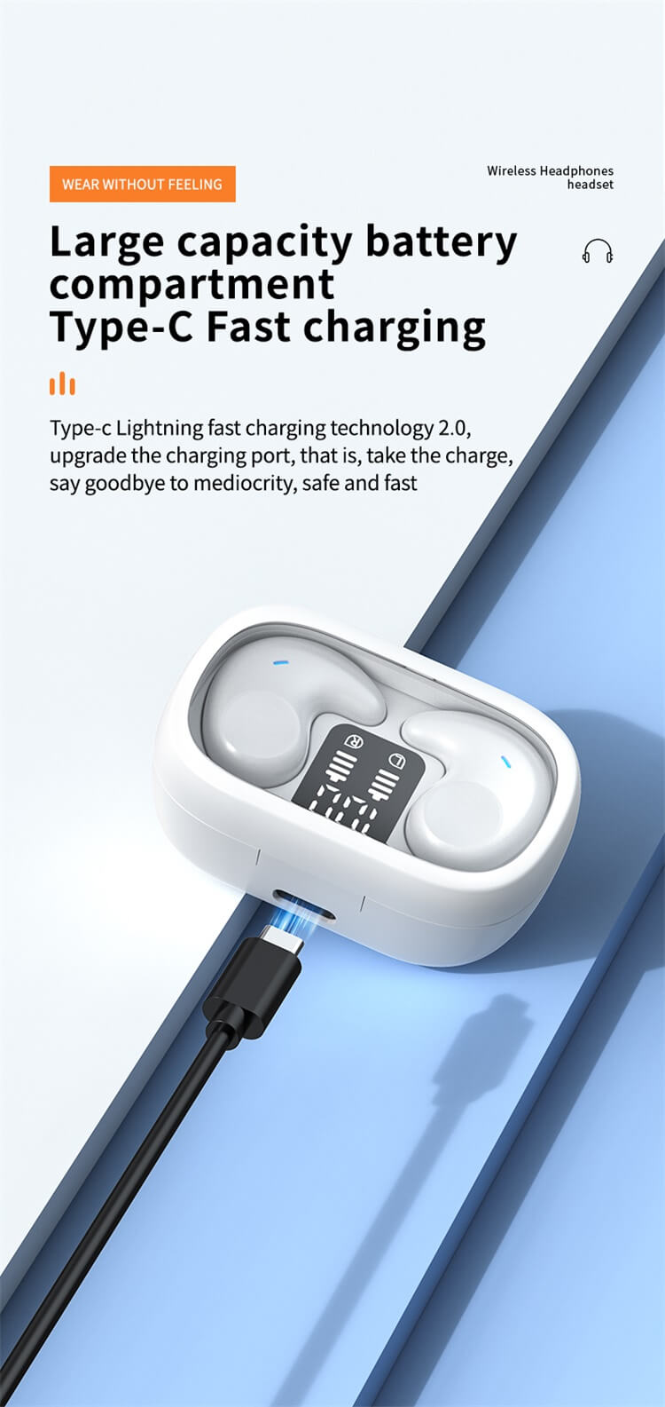 SM01 Earbuds Light And Weightless Wear 24 Hours Long Endurance Large Battery Capacity-Shenzhen Shengye Technology Co. Ltd