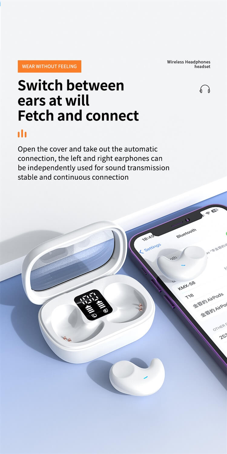 SM01 Earbuds Light And Weightless Wear 24 Hours Long Endurance Large Battery Capacity-Shenzhen Shengye Technology Co. Ltd