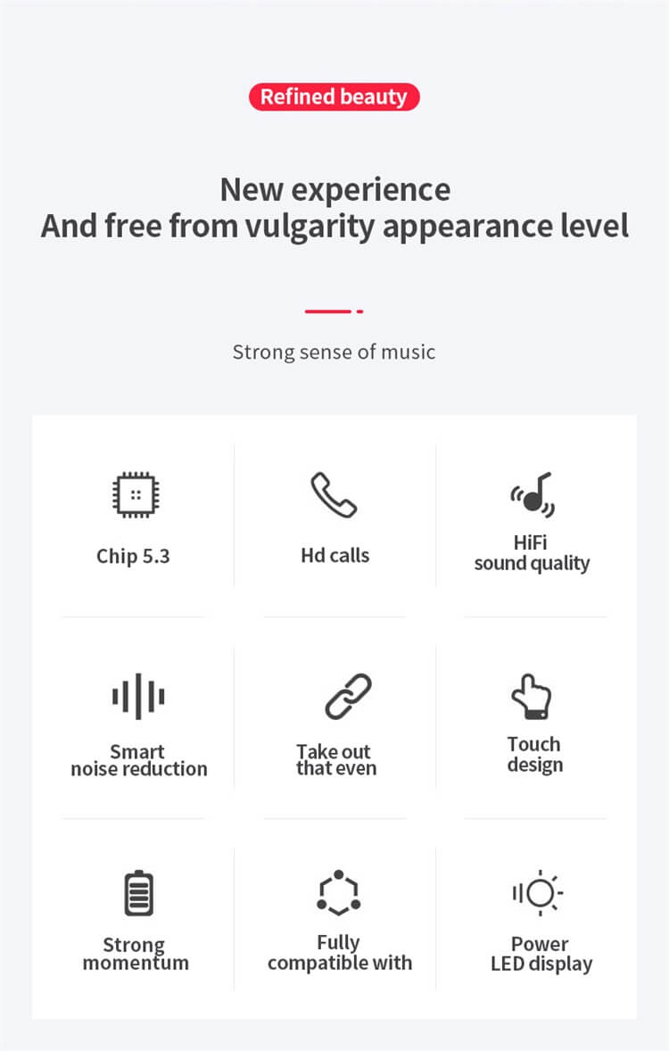 YDmini Earbuds Low Delay High Stability Lightweight Comfortable Wear-Shenzhen Shengye Technology Co. Ltd