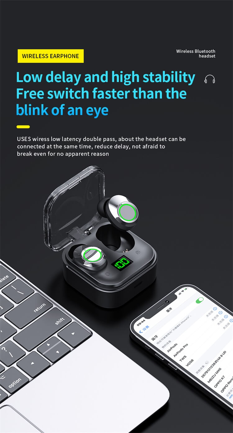 YDmini Earbuds Low Delay High Stability Lightweight Comfortable Wear-Shenzhen Shengye Technology Co. Ltd