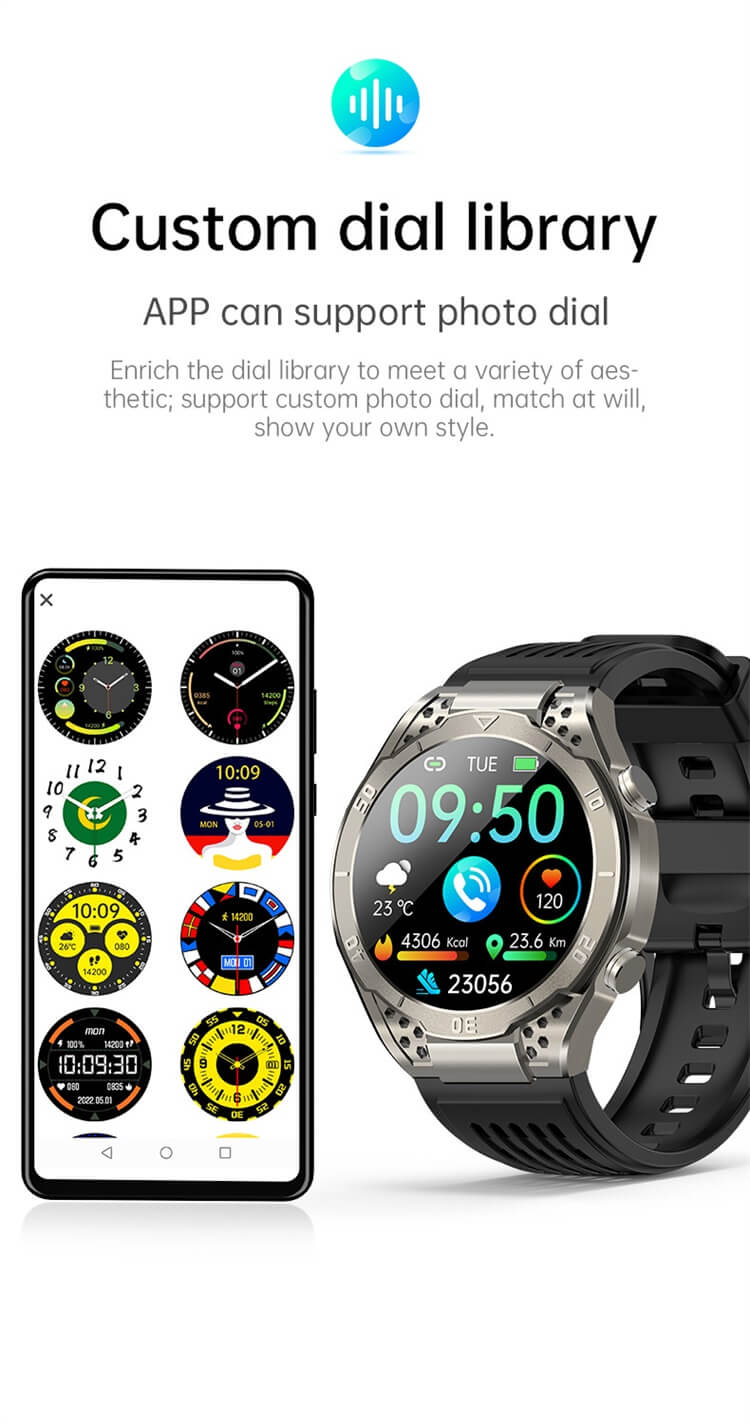 JA01 Smartwatch 1,43-calowy ekran AMOLED Testowanie elektrokardiogramu Bluetooth Call-Shenzhen Shengye Technology Co., Ltd