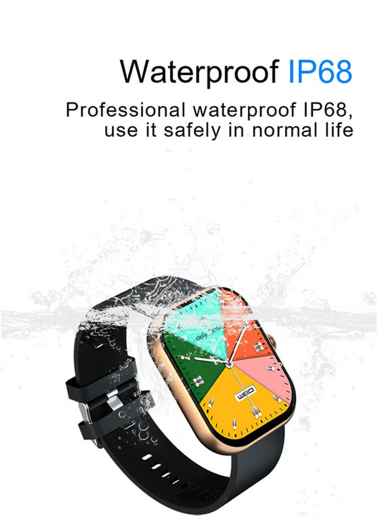 Reloj inteligente GL-8 de 2,02 pulgadas con pantalla grande, diseño de apariencia cuadrada con esfera de reloj DIY-Shenzhen Shengye Technology Co.,Ltd