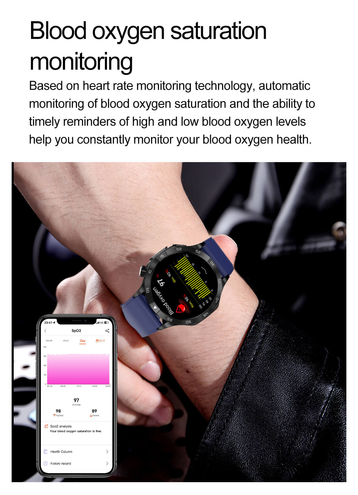 ET381 Smartwatch 1,43 Zoll AMOLED-Bildschirm EKG-Test Bluetooth-Anruf Professionelle Fitnessüberwachung-Shenzhen Shengye Technology Co.,Ltd