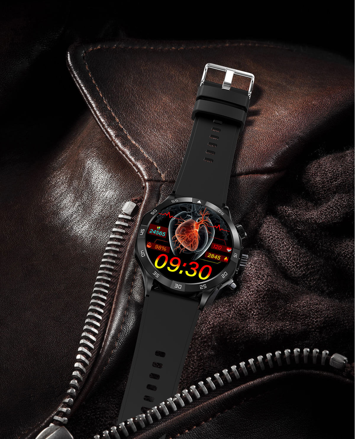 ET381 Smartwatch 1.43 Polegada Tela AMOLED ECG Teste Bluetooth Chamada Monitoramento de Fitness Profissional-Shenzhen Shengye Technology Co., Ltd