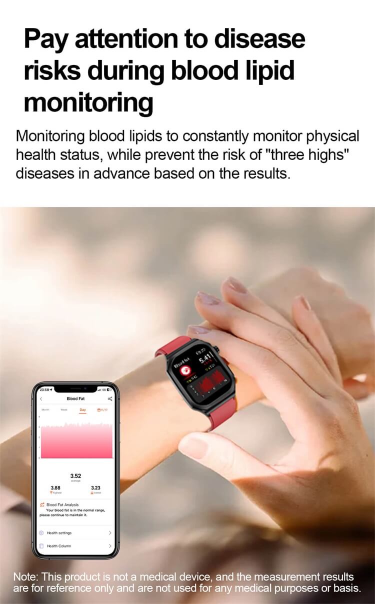 ET280 Smartwatch Badanie elektrokardiogramu Monitorowanie poziomu glukozy we krwi SOS Połączenie alarmowe-Shenzhen Shengye Technology Co.,Ltd
