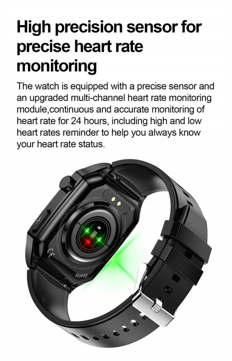 ET280 Smartwatch Eletrocardiograma Teste de Glicose no Sangue Monitoramento SOS Chamada de Emergência-Shenzhen Shengye Technology Co., Ltd