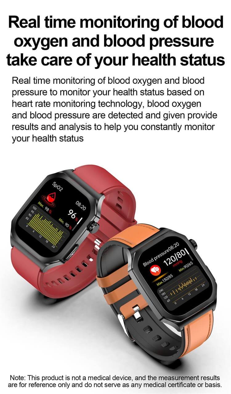 ET280 Smartwatch Eletrocardiograma Teste de Glicose no Sangue Monitoramento SOS Chamada de Emergência-Shenzhen Shengye Technology Co., Ltd