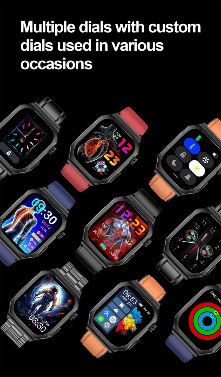 ET280 Smartwatch Badanie elektrokardiogramu Monitorowanie poziomu glukozy we krwi SOS Połączenie alarmowe-Shenzhen Shengye Technology Co.,Ltd