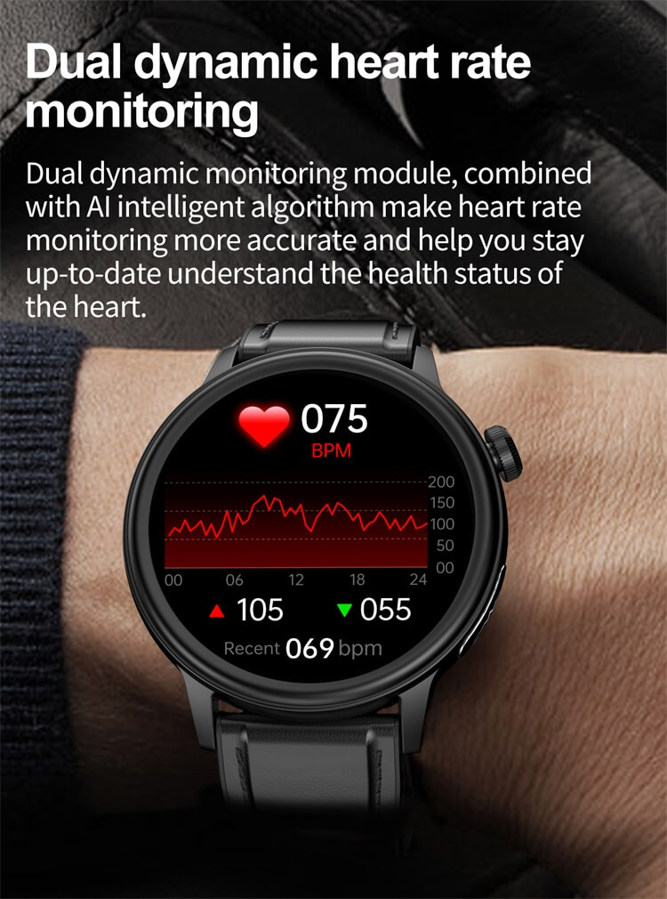 ET470 Smartwatch 1.39 pollici IPS Full Touch Screen ad alta definizione Monitoraggio elettrocardiogramma-Shenzhen Shengye Technology Co., Ltd