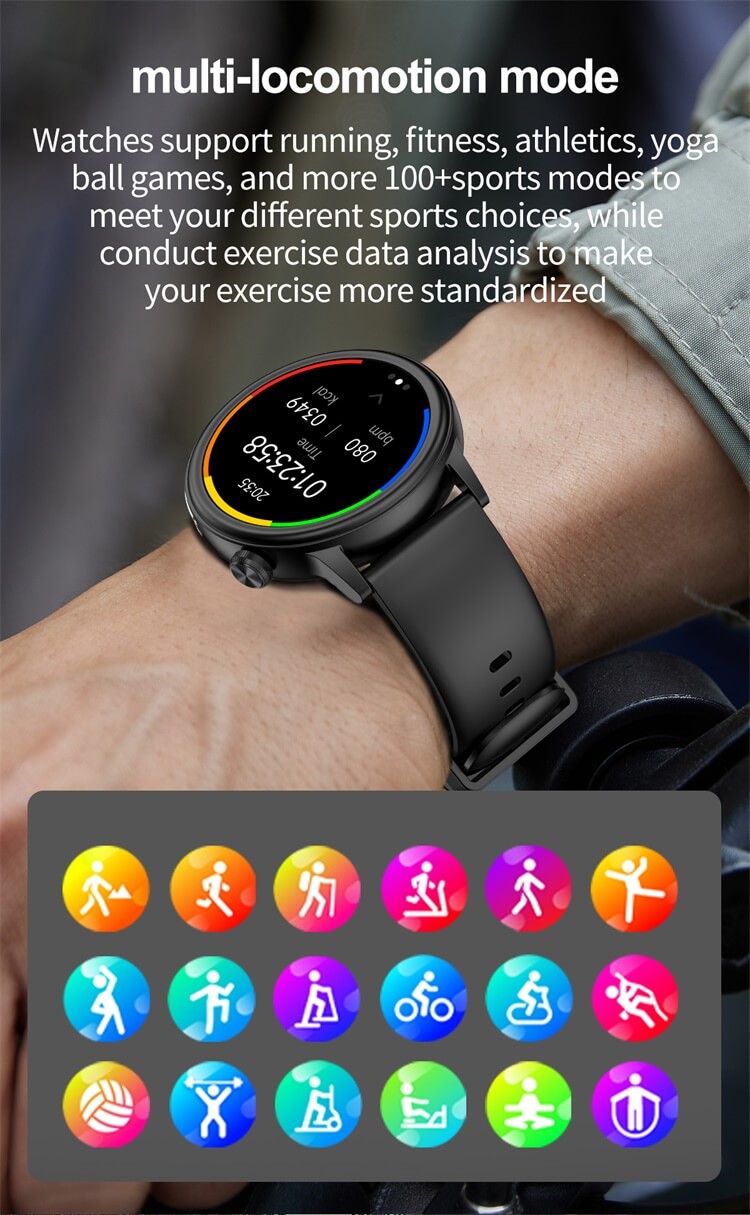 ET470 Smartwatch 1.39 pollici IPS Full Touch Screen ad alta definizione Monitoraggio elettrocardiogramma-Shenzhen Shengye Technology Co., Ltd