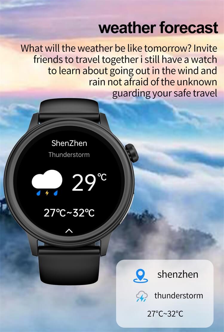 ET470 Smartwatch 1.39 pollici IPS Full Touch Screen ad alta definizione Monitoraggio elettrocardiogramma-Shenzhen Shengye Technology Co., Ltd