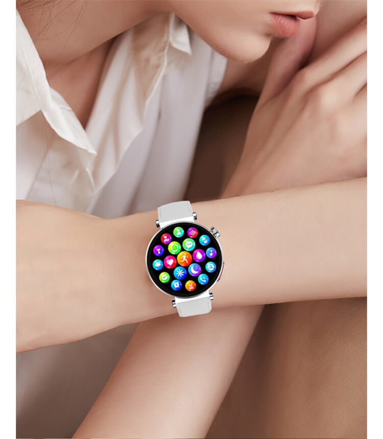 ET490 Smartwatch Montre de santé pour femmes Surveillance ECG précise Conception d'apparence ronde-Shenzhen Shengye Technology Co., Ltd