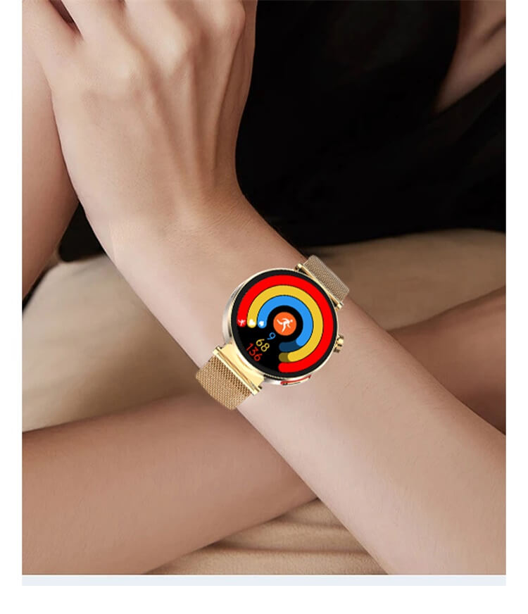 ET490 Smartwatch Montre de santé pour femmes Surveillance ECG précise Conception d'apparence ronde-Shenzhen Shengye Technology Co., Ltd