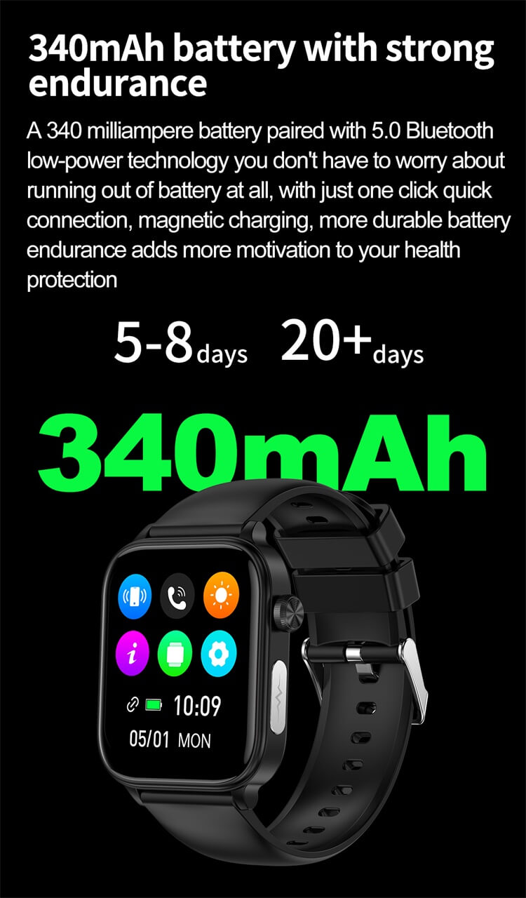 ET570 Smartwatch1,96 Zoll großer Bildschirm Professionelle EKG-Funktion Mehrere Trainingsmodi-Shenzhen Shengye Technology Co.,Ltd