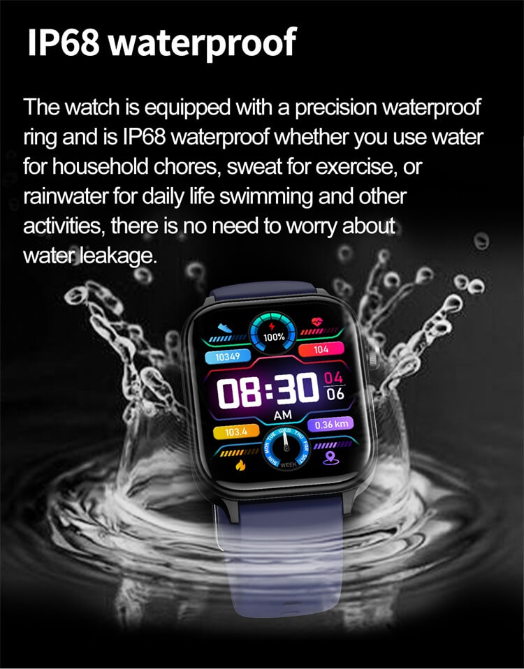 ET570 Smartwatch1,96 Zoll großer Bildschirm Professionelle EKG-Funktion Mehrere Trainingsmodi-Shenzhen Shengye Technology Co.,Ltd