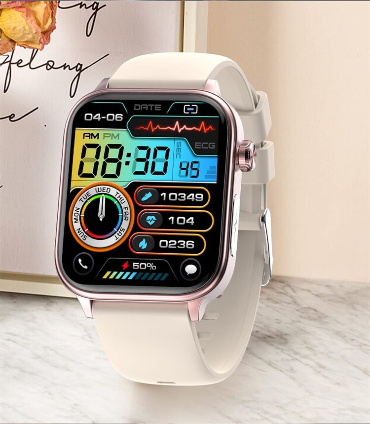 ET570 Smartwatch1,96 Zoll großer Bildschirm Professionelle EKG-Funktion Mehrere Trainingsmodi-Shenzhen Shengye Technology Co.,Ltd