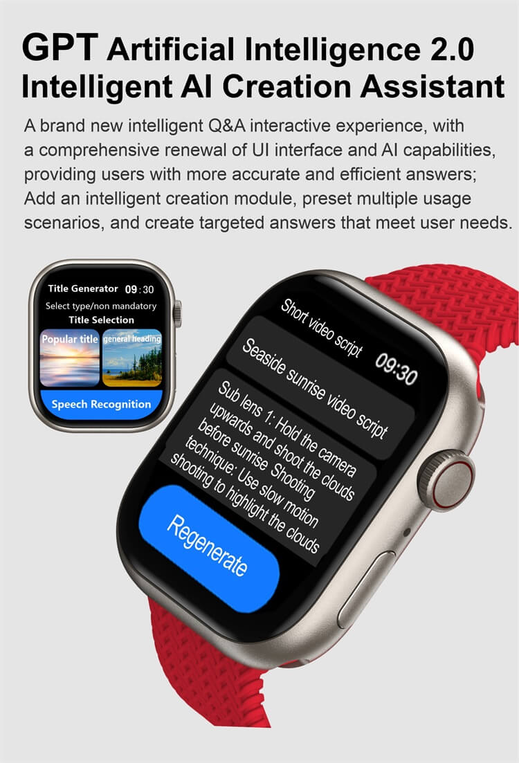 HK9 PRO MAX+Smartwatch 2.02 Inches AMOLED Screen 3D Visual Action Professional Sports Guidance-Shenzhen Shengye Technology Co. Ltd