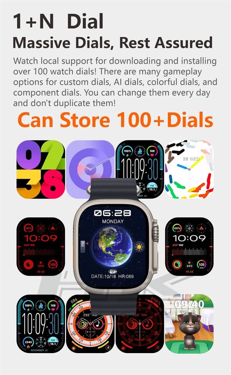 HK9 Ultra2 Max Smartwatch 2.02 Inches Large AMOLED Screen New Lingdong Island Bluetooth Call-Shenzhen Shengye Technology Co. Ltd