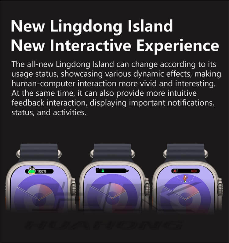 HK9 Ultra2 Max Smartwatch 2.02 Inches Large AMOLED Screen New Lingdong Island Bluetooth Call-Shenzhen Shengye Technology Co. Ltd