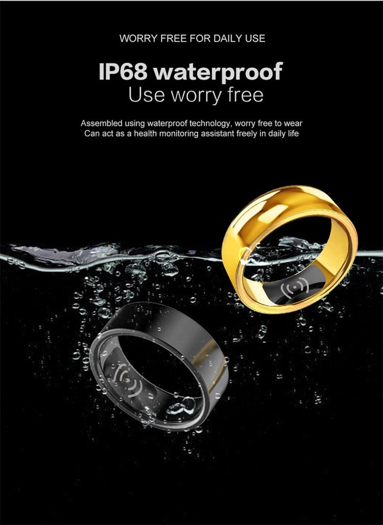 SR200 Smart Ring IP68 Impermeabile Monitoraggio sano Vari colori di moda Selezione-Shenzhen Shengye Technology Co., Ltd