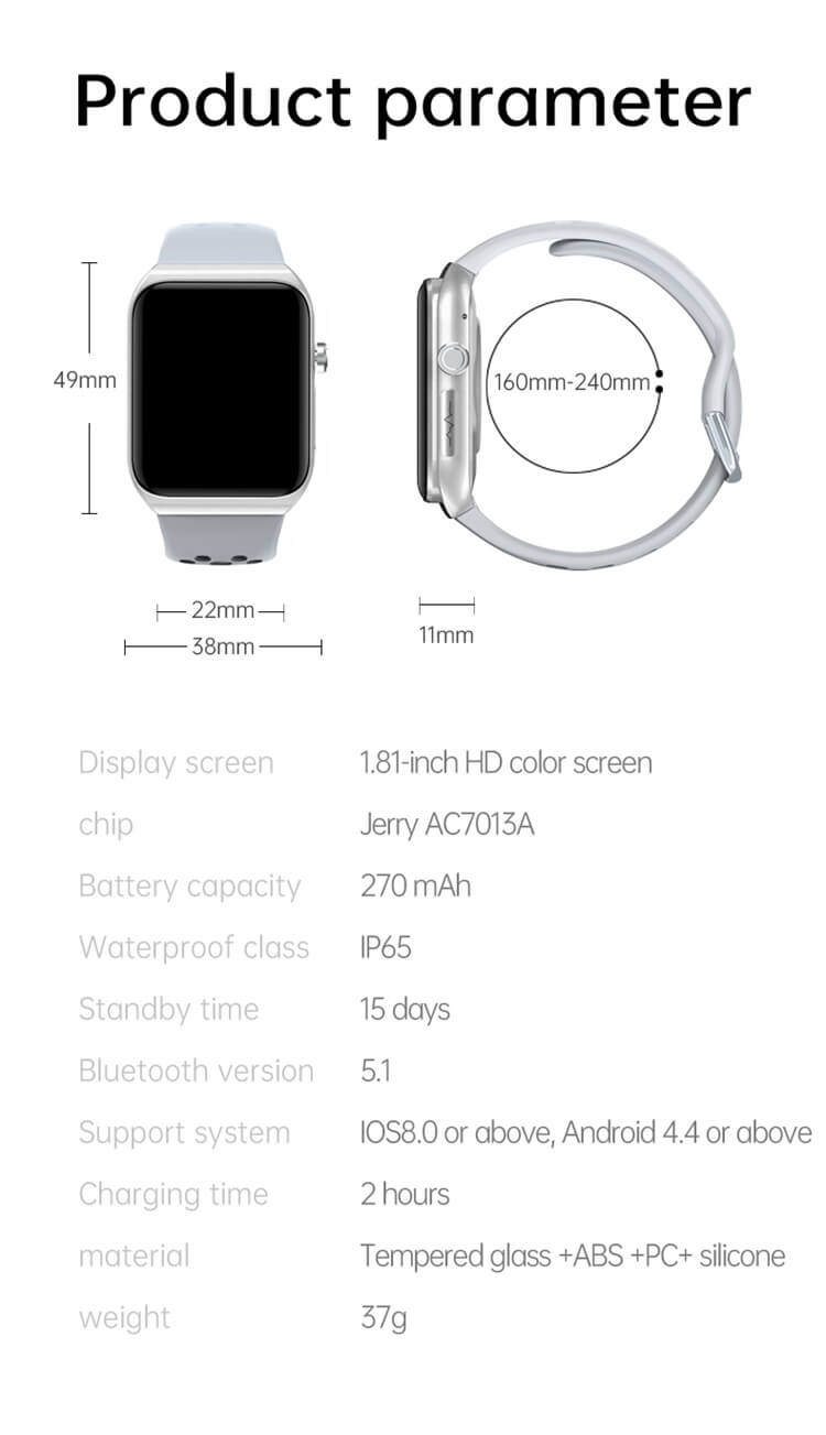 VE30 Smartwatch Blutfettüberwachung Mehrere Sportmodi Lange Akkulaufzeit-Shenzhen Shengye Technology Co.,Ltd