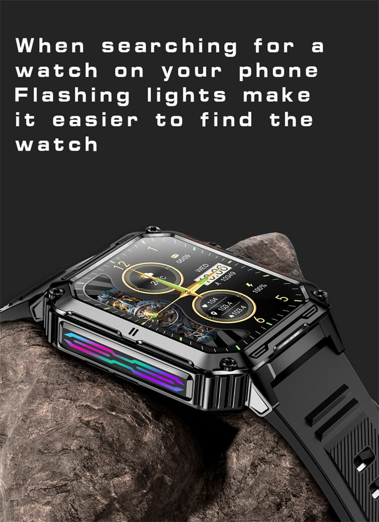 VD38 Smartwatch Outdoor Recreation Watch Dynamic LED Luminous Effect Support Waterproof-Shenzhen Shengye Technology Co.,Ltd